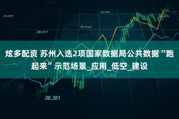 炫多配资 苏州入选2项国家数据局公共数据“跑起来”示范场景_应用_低空_建设